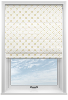 Huaraz Velvet, Beige - Roman Blind